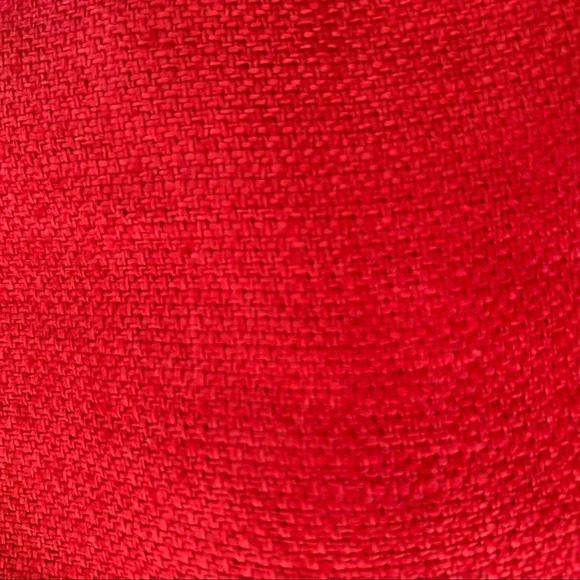 LONGCHAMP Linen High Rise Cropped Pants Red Size 36 NWT - Picture 6 of 14